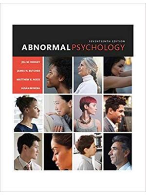 Preview of Test Bank For Abnormal Psychology 17th Edition by Jill M. Hooley