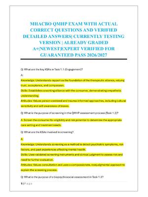 Preview of MHACBO QMHP EXAM