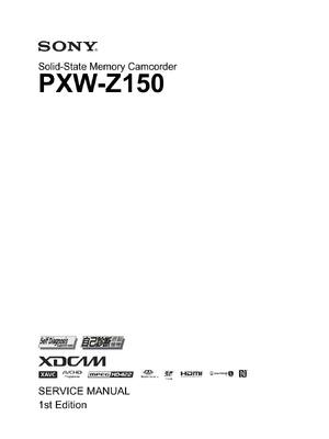 Preview of Sony PXW-Z150 Service Manual