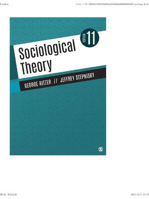 Preview of Sociological Theory 11th Edition By George Ritzer, Jeffrey N Stepnisky