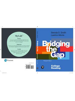 Preview of Bridging the Gap College Reading 13th Edition By Brenda Smith, LeeAnn Morris eBook PDF