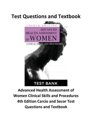 Preview of Complete Advanced Health Assessment of Women Clinical Skills and Procedures 4th Edition! A