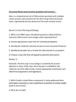 Preview image for Ace group fitness exam-practice questions and answers...