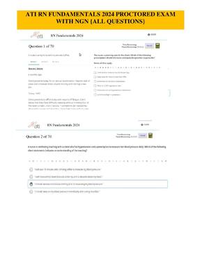 Preview image for ATI RN FUNDAMENTALS 2024 PROCTORED EXAM  WITH NGN {ALL QUESTIONS} A+