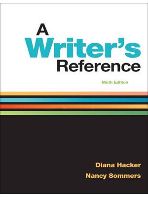 Preview of A Writer's Reference 9th Edition By Diana Hacker, Nancy Sommers