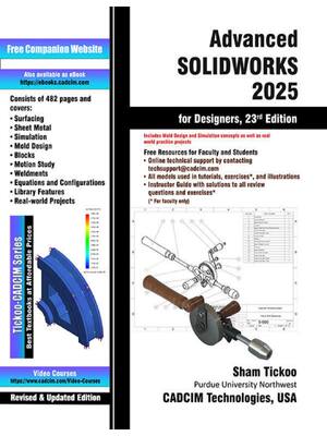 Preview of Advanced SOLIDWORKS 2025 for Designers 23rd Edition By Sham Tickoo