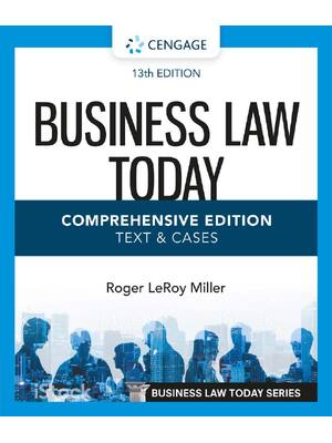 Preview of Business Law Today Comprehensive Edition Text & Cases 13th Edition By Roger Miller eBook