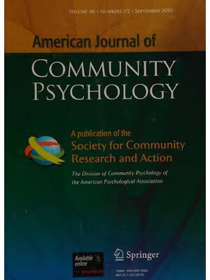 Preview of (scan copy) eBook American Journal of Community Psychology 1st Edition By Emilie Smith