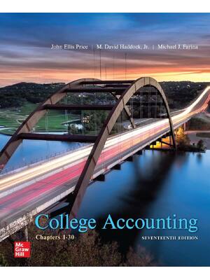 Preview of eBook College Accounting (Chapters 1-30) 17th Edition By John Price, David Haddock, Michae