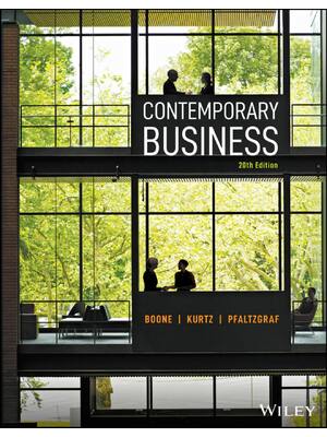 Preview of Contemporary Business 20th Edition By Louis Boone, David Kurtz, Daniel Pfaltzgraf eBook PD