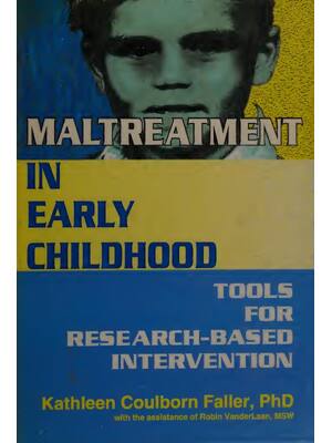 Preview of (scan copy) eBook Maltreatment in Early Childhood Tools for Research-Based Intervention 1s