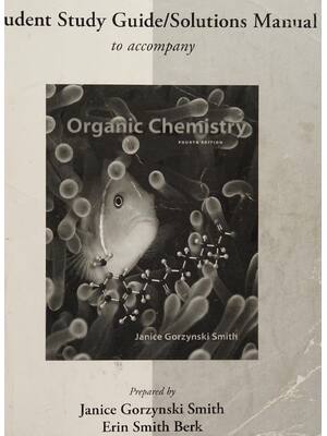 Preview of (scan copy) eBook Study Guide,Solutions Manual for Organic Chemistry 4th Edition By Janice