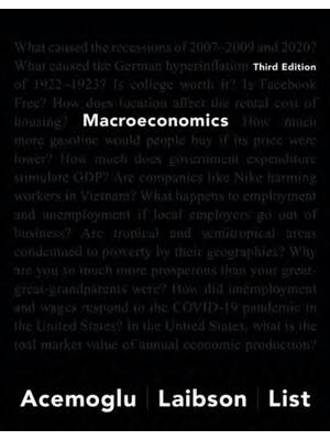 Preview of Macroeconomics 3rd Edition By Daron Acemoglu, David Laibson
