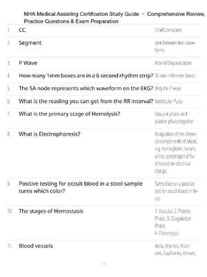 Preview of NHA Medical Assisting Certification Study Guide – Comprehensive Review, Practice Questions