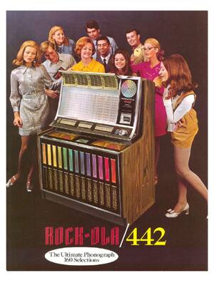 Preview of Rock-Ola 442/443 Service Wiring Diagram Parts List Manual
