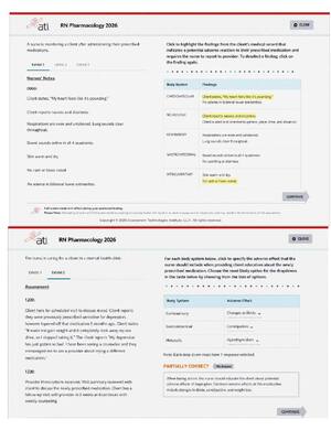 Preview of Actual RN Pharmacology 2026 | CMS Proctored Exam with NGN Questions, Level 3, Updated Answ