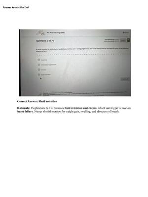 Preview of Actual RN Pharmacology 2026 | CMS Proctored Exam with NGN Questions, Level 3, Updated Answ