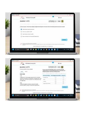 Preview of Actual PN Pediatric Nursing 2026 | Proctored Assessment with NGN Questions, Answers, Updat
