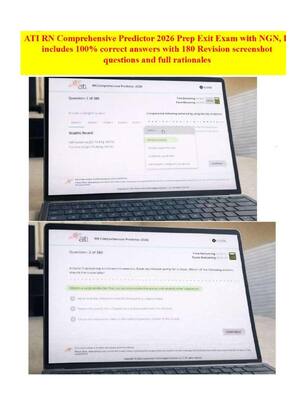 Preview of ATI RN Comprehensive Predictor 2026 Exit Exam with NGN 180 Questions and 100% Correct Answ