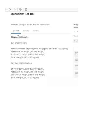 Preview of 2026 ATI RN Adult Medical Surgical (Med-Surg) NGN Latest Exam 2026 with 100 Screenshot Que