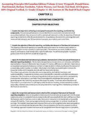 Preview of Accounting Principles 8th Canadian Edition (Volume 2) Jerry Weygandt, Donald Kieso,  Paul
