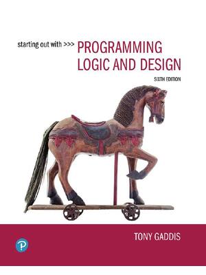 Preview of Starting Out With Programming Logic and Design 6th Edition By Tony Gaddis