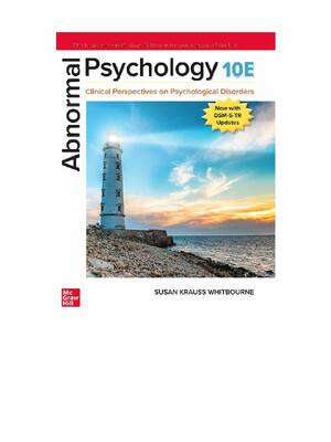 Preview of eBook  Abnormal Psychology  Clinical Perspectives on Psychological Disorders 10th Edition