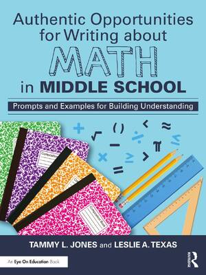Preview of eBook  Authentic Opportunities for Writing about Math in Middle School 1st Edition by Tamm