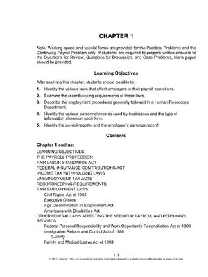 Preview of Solution Manual For Payroll Accounting 2026 36th Edition by Bernard J. Bieg, Bridget Stomb
