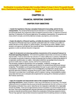 Preview of Test Bank for Accounting Principles 8th Canadian Edition (Volume 2) Jerry Weygandt, Donald