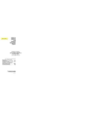 Preview of JOHN DEERE 200CLC 230CLC and 270CLC EXCAVATOR SERVICE REPAIR ENGINE SHOP MANUAL