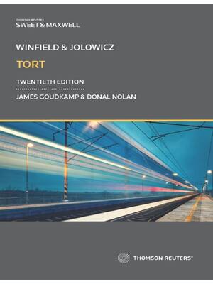 Preview of Winfield and Jolowicz on Tort 20th Edition By James Goudkamp; Donal Nolan; Percy Henry Win