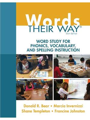 Preview of Words Their Way Word Study for Phonics, Vocabulary, and Spelling Instruction 6th Edition B