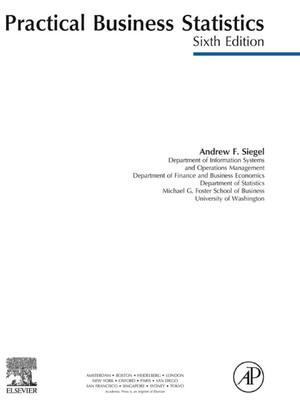 Preview image for Solution Manual For Practical Business Statistics 6th Edition by Andrew F. Siegel All Chapters 1-18