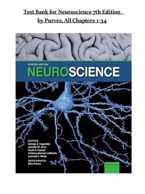 Preview image for Test Bank for Neuroscience 7th Edition by Purves, All Chapters 1-34