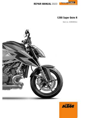 Preview of KTM 2020 - 1290 Super Duke R - Service Workshop Repair Manual