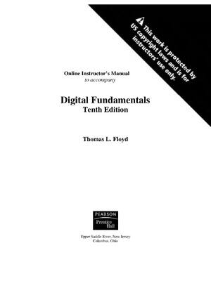 Preview of Solution Manual For Digital Fundamentals Tenth Edition By Thomas L. Floyd