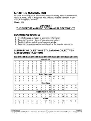 Preview image for Solutions for Financial Accounting Tools for Business Decision Making, 9th Canadian Edition-Wiley 2023