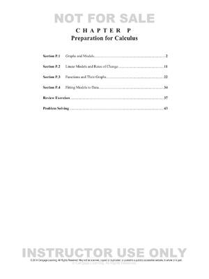 Preview of Instructor's Solutions Manual for "Calculus, 10th edition By Larson Edward