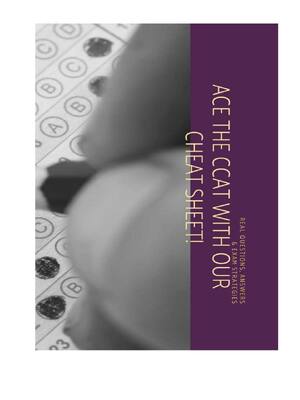 Preview of CCAT Cheat Sheet Real Questions, Answers & Exam Strategies. (Criteria Cognitive Aptitude T