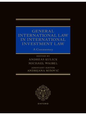 Preview of General International Law in International Investment Law A Commentary 1st Edition By Andr
