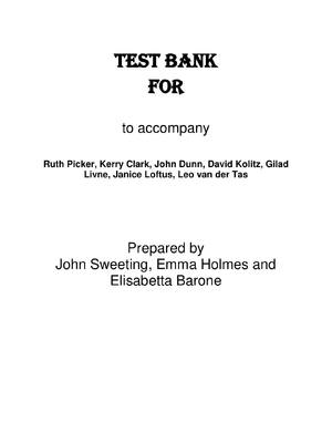 Preview image for Test Bank Applying IFRS Standards 5th Edition by Ruth Picker, Leo van der Tas & David Kolitz