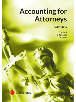 Preview image for Accounting for Attorneys 3rd Edition By Adams, Lange Strom ISBN: 9780639008684
