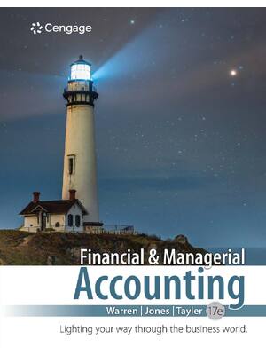 Preview of Financial Managerial Accounting 17th Edition By Carl Warren, William Tayler