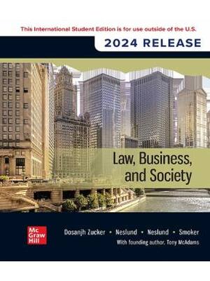 Preview of ISE Law Business and Society 2024 Release By Tony McAdams, Zucker, Neslund, Neslund, Smoke
