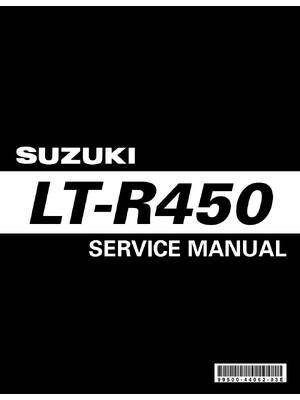 Preview of Suzuki LT-R450 - Service Workshop Repair Manual