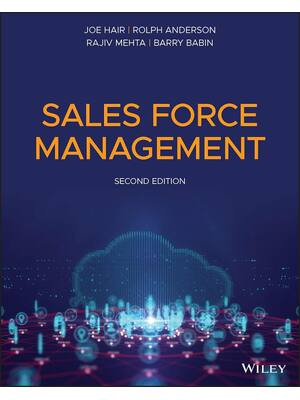 Preview of Sales Force Management 2nd Edition By Joseph Hair, Rolph Anderson, Rajiv Mehta, Barry Babi
