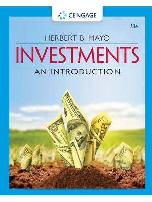 Preview of Investments An Introduction 13th Edition By Herbert Mayo