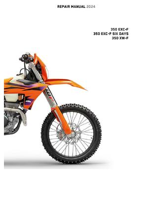 Preview of KTM 2024 - 350 Exc-f Six Days Xw-f- Service Workshop Repair Manual