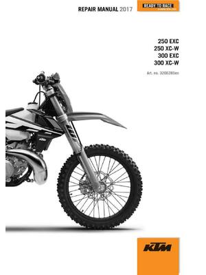 Preview of KTM 2017 - 250 300 EXC XC-W Six Days - Service Workshop Repair Manual